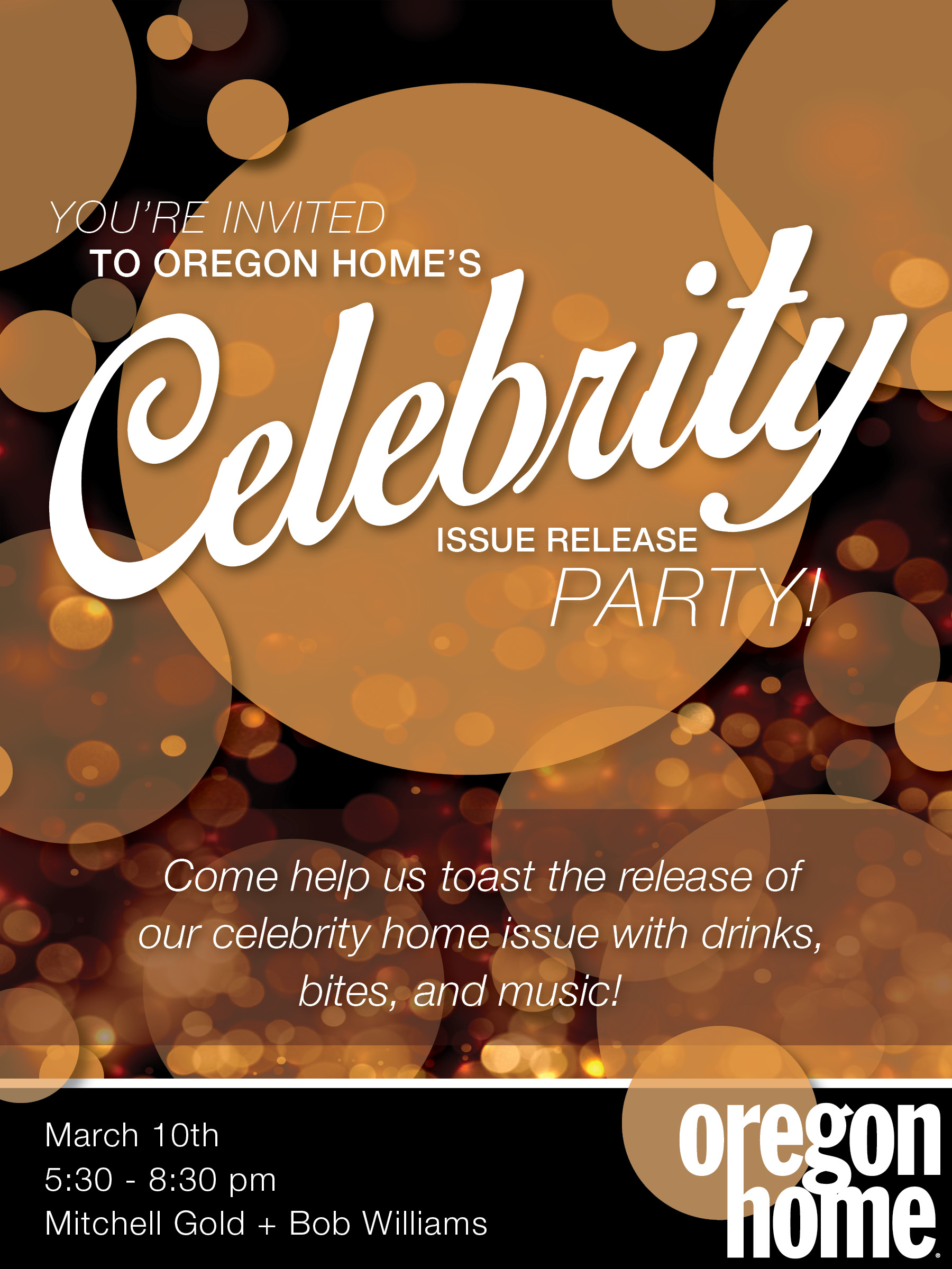 Celebrity Homes invite