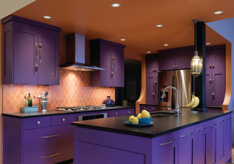 Purple Kitchen Designs, Pictures and Inspiration