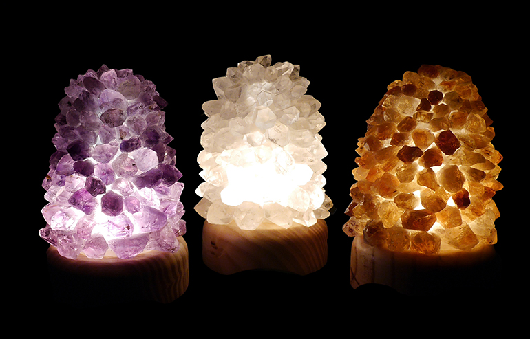Lotus crystal lamps