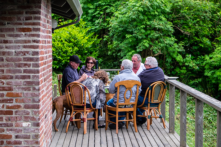 guests on deck