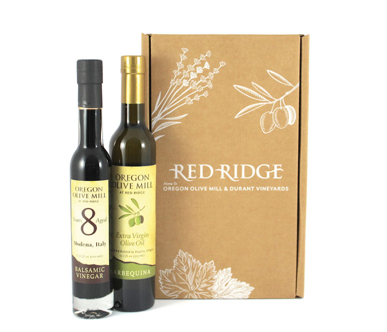 Olive oil vinegar gift box