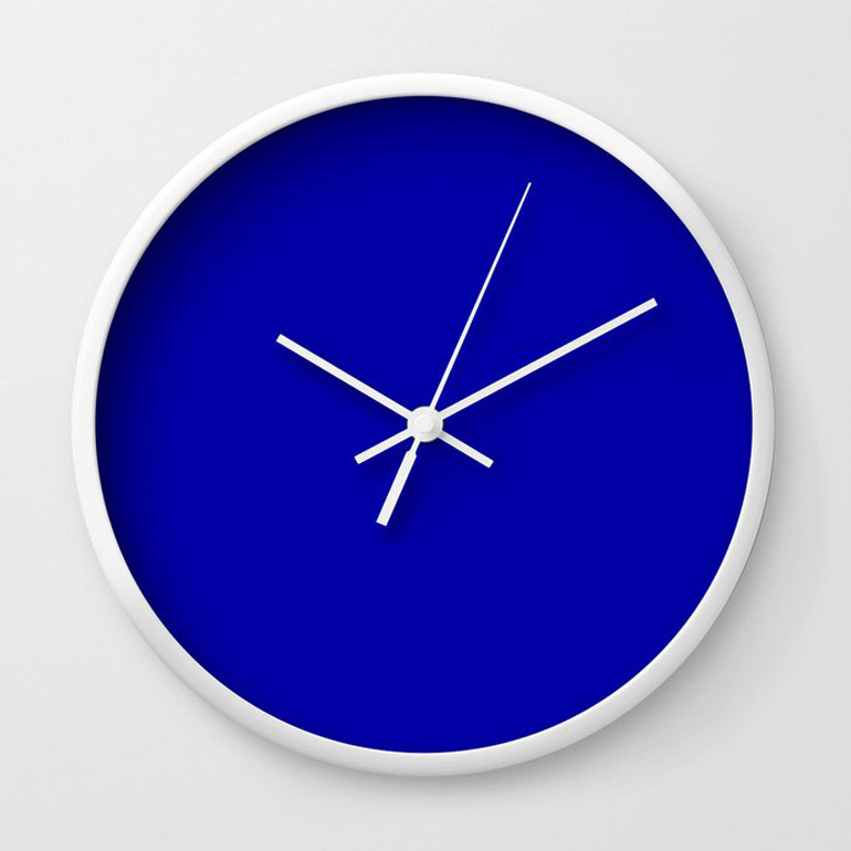 classic design duke blue wall clocks