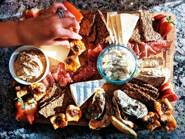 charcuterie closeup